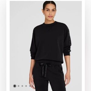 Club Monaco Satin Stripe Sweatshirt